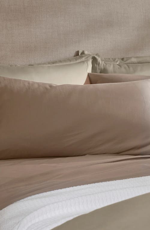 Boll & Branch Signature Hemmed Sheet Set In Brown