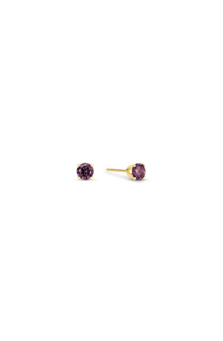 Set & Stones Birthstone Studs, Main, color, Gold / December