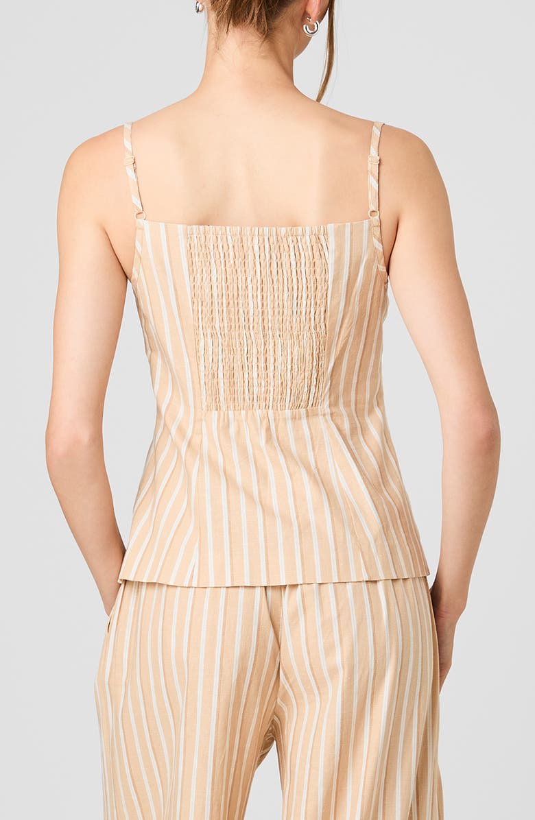 French Connection Aspen Tailored Sleeveless Linen Top, Alternate, color,