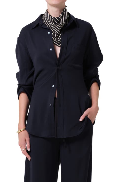 Kayla Oversize Button-Up Shirt