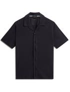 Ted Baker Fendry Cotton & Linen Knit Camp Shirt