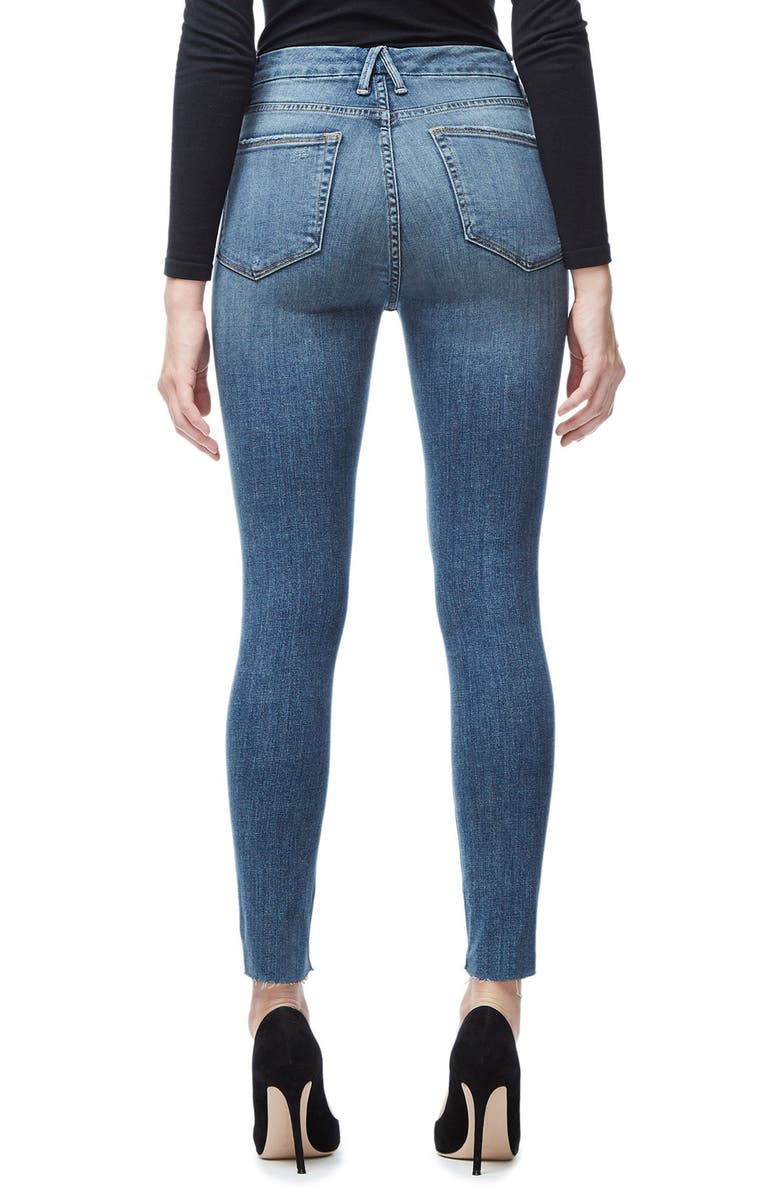 Good American Good Waist Crop Skinny Jeans, Alternate, color,