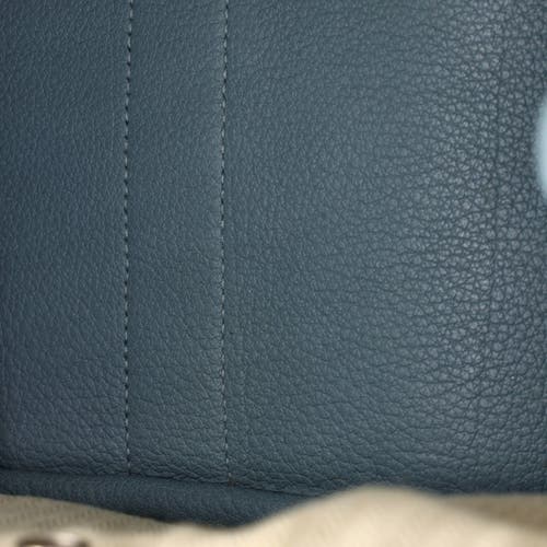 Pre-owned Hermes Hermes Garden Party Tote Leather 30 In Blue