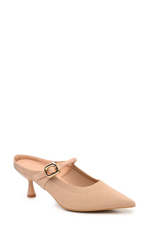 Lunah Pointed Toe Mary Jane Mule