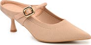 Nicole Miller Lunah Pointed Toe Mary Jane Mule