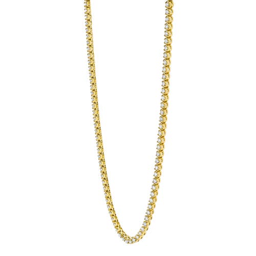 Luvmyjewelry Lmj 14k Yellow Gold Diamond Tennis Chain In 14k Yellow Gold