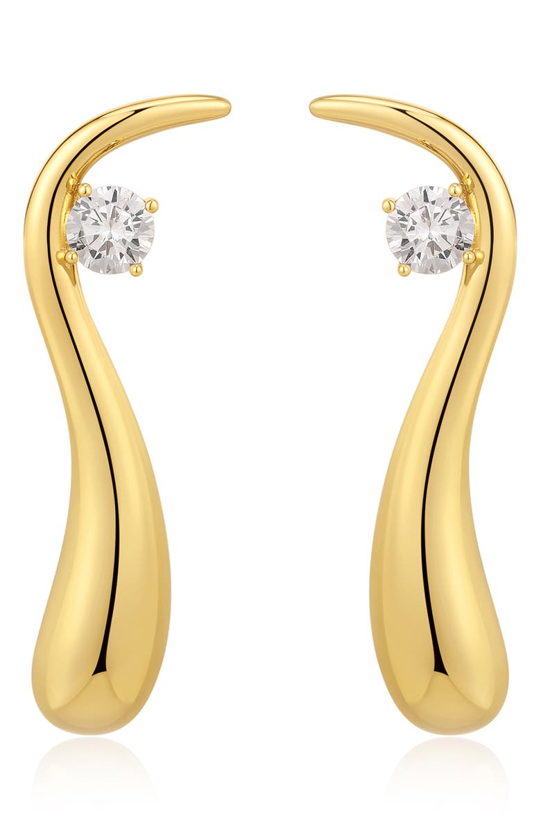 Luv AJ The Sly Stone Linear Drop Earrings, Main, color, 