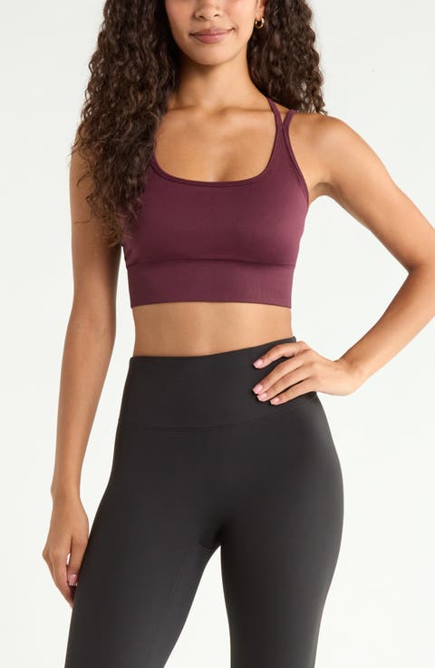 Seamless Strappy Sports Bra