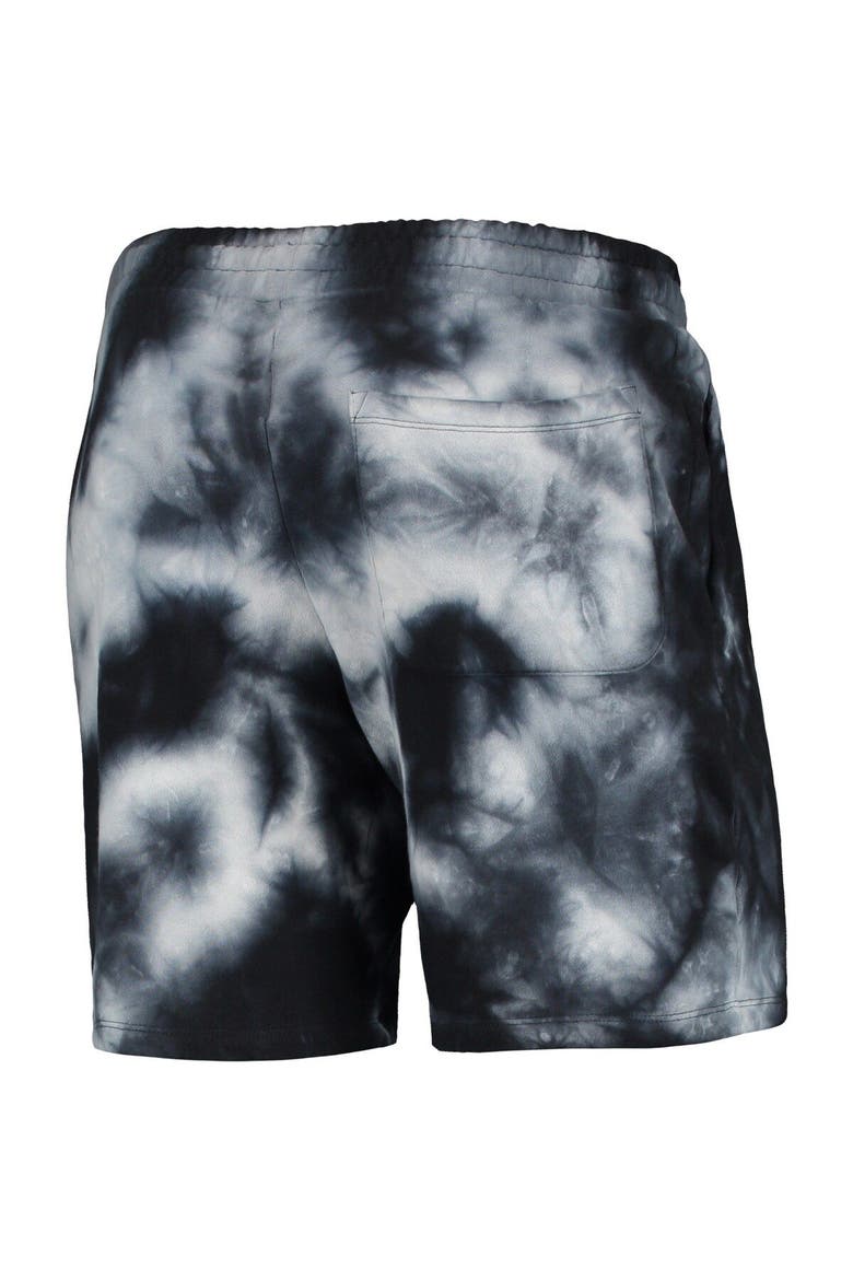 Men's New Era Black Phoenix Suns Fleece Tie-Dye Shorts, Alternate, color, Black
