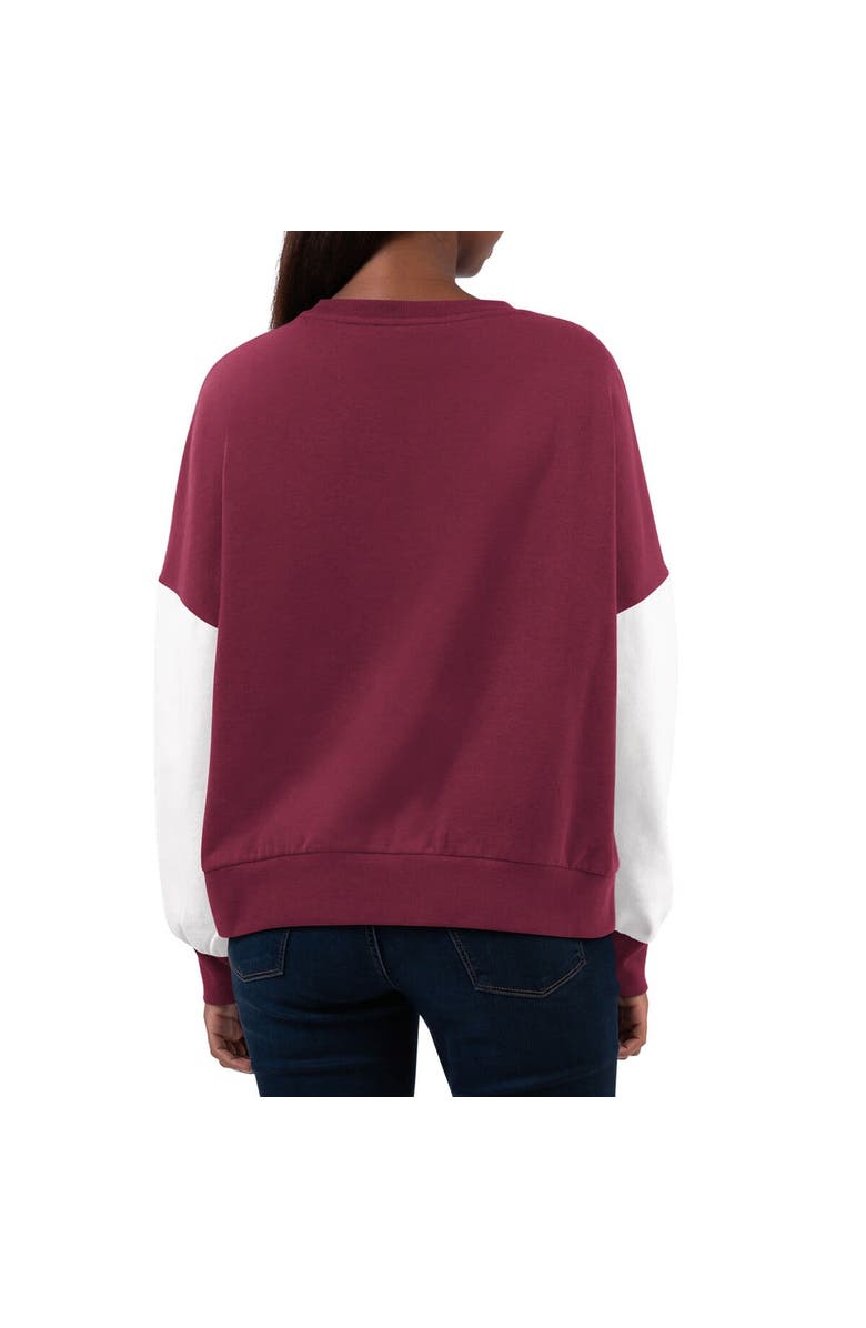 G-III 4HER BY CARL BANKS Women's G-III 4Her by Carl Banks Burgundy Colorado Avalanche Team Pride Pullover Sweatshirt, Alternate, color, 