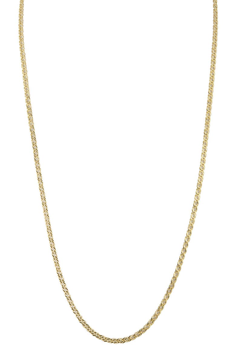 Curb Chain Necklace, Main, color, GOLD