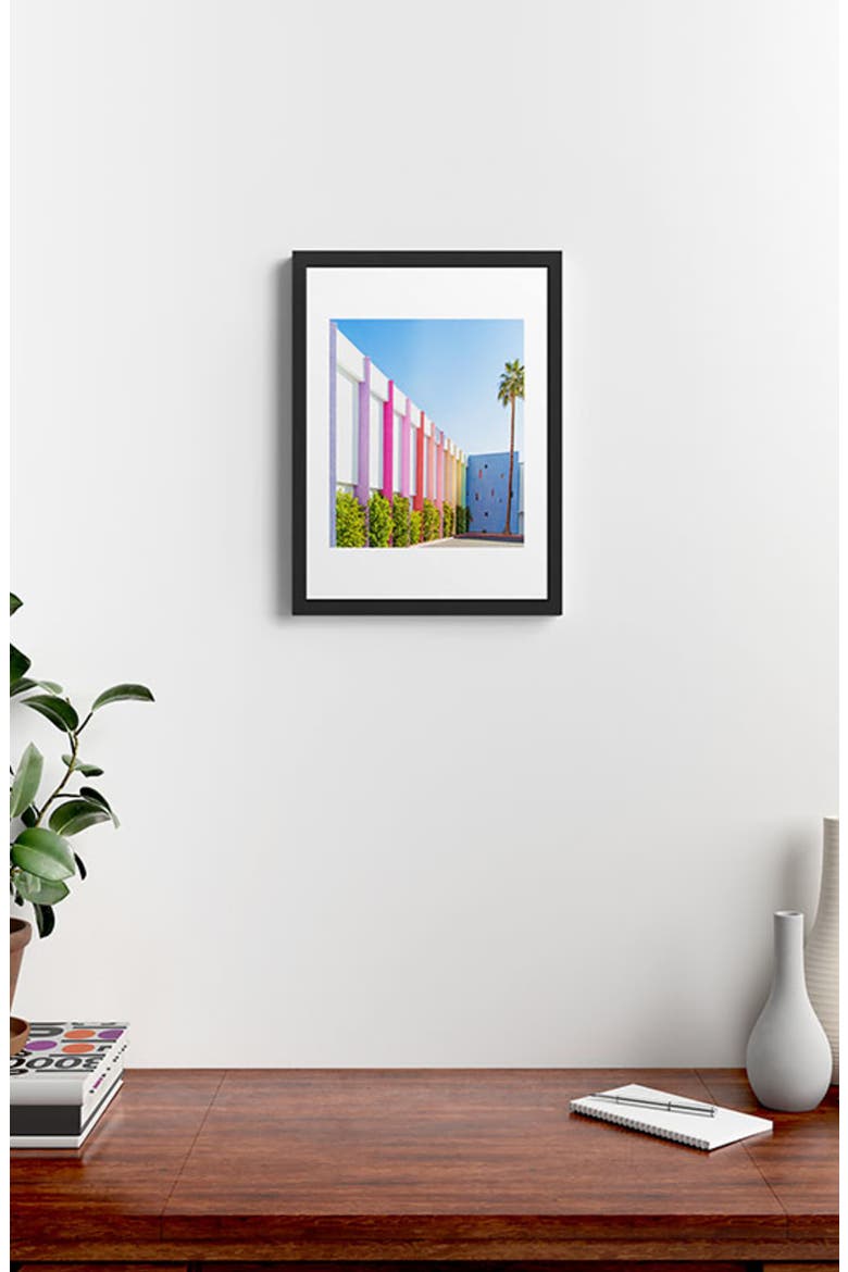 Hue Framed Art Print, Alternate, color, BLUE