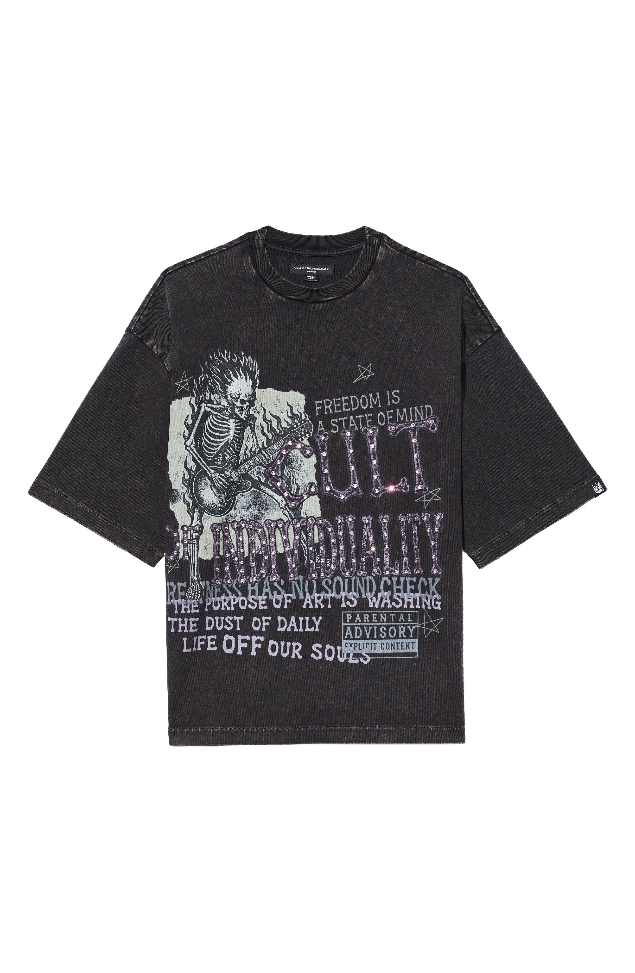 Cult of Individuality Boxy Oversized Graphic T-Shirt (Men) | Nordstrom