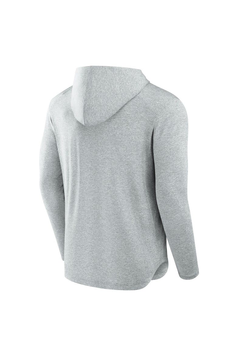 Men's Fanatics Signature Gray Los Angeles Rams Front Office Tech Lightweight Hoodie T-Shirt, Alternate, color, Gray