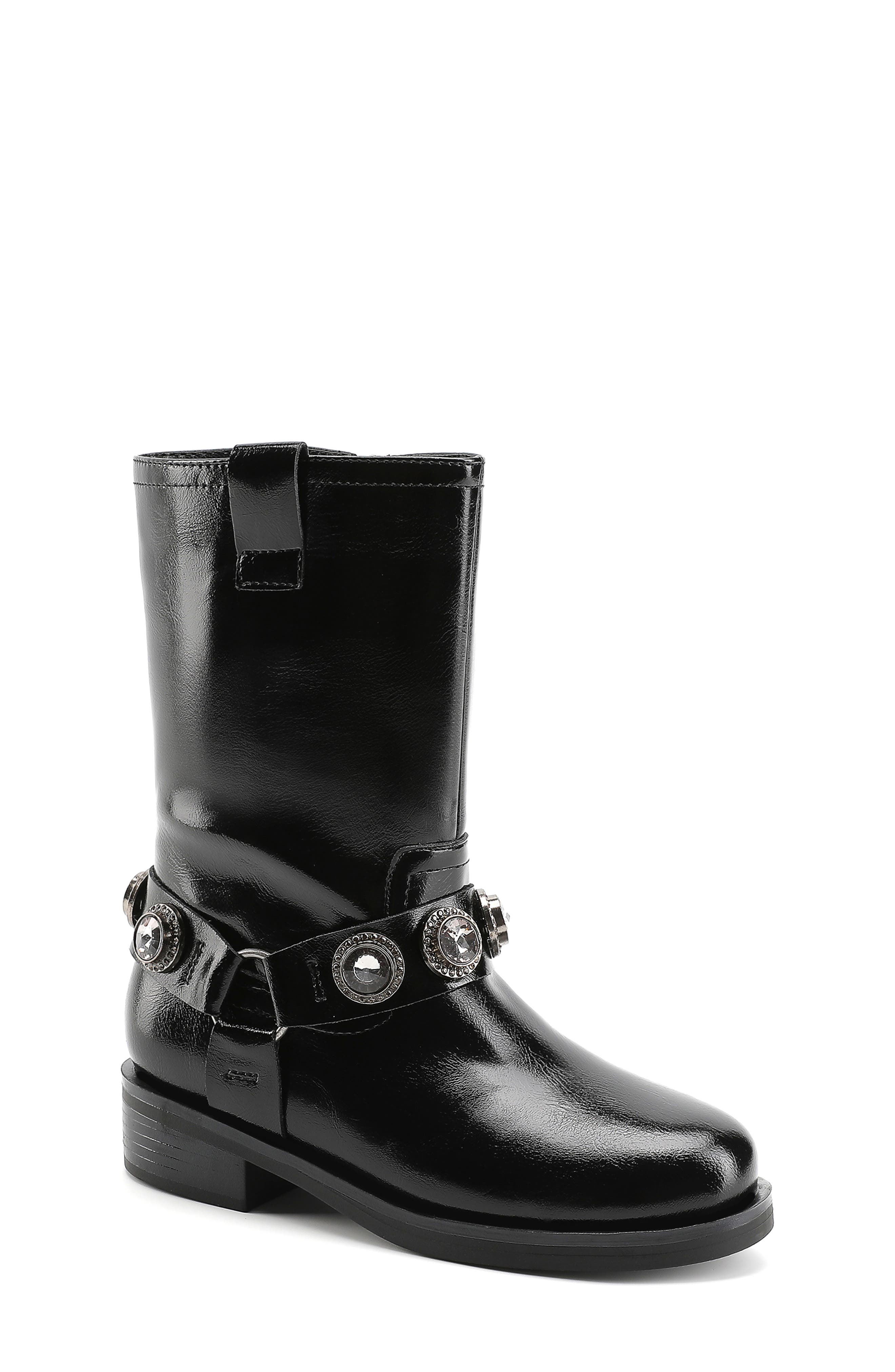 Kurt Geiger London Kids' Octavia Boot, Main, color, Black/ Smoke