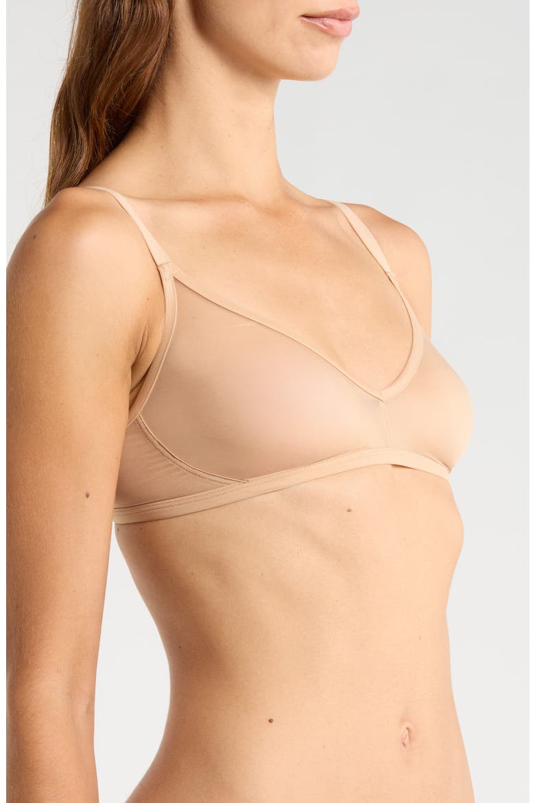 Invisible Lift Triangle Bralette, Alternate, color, BEIGE
