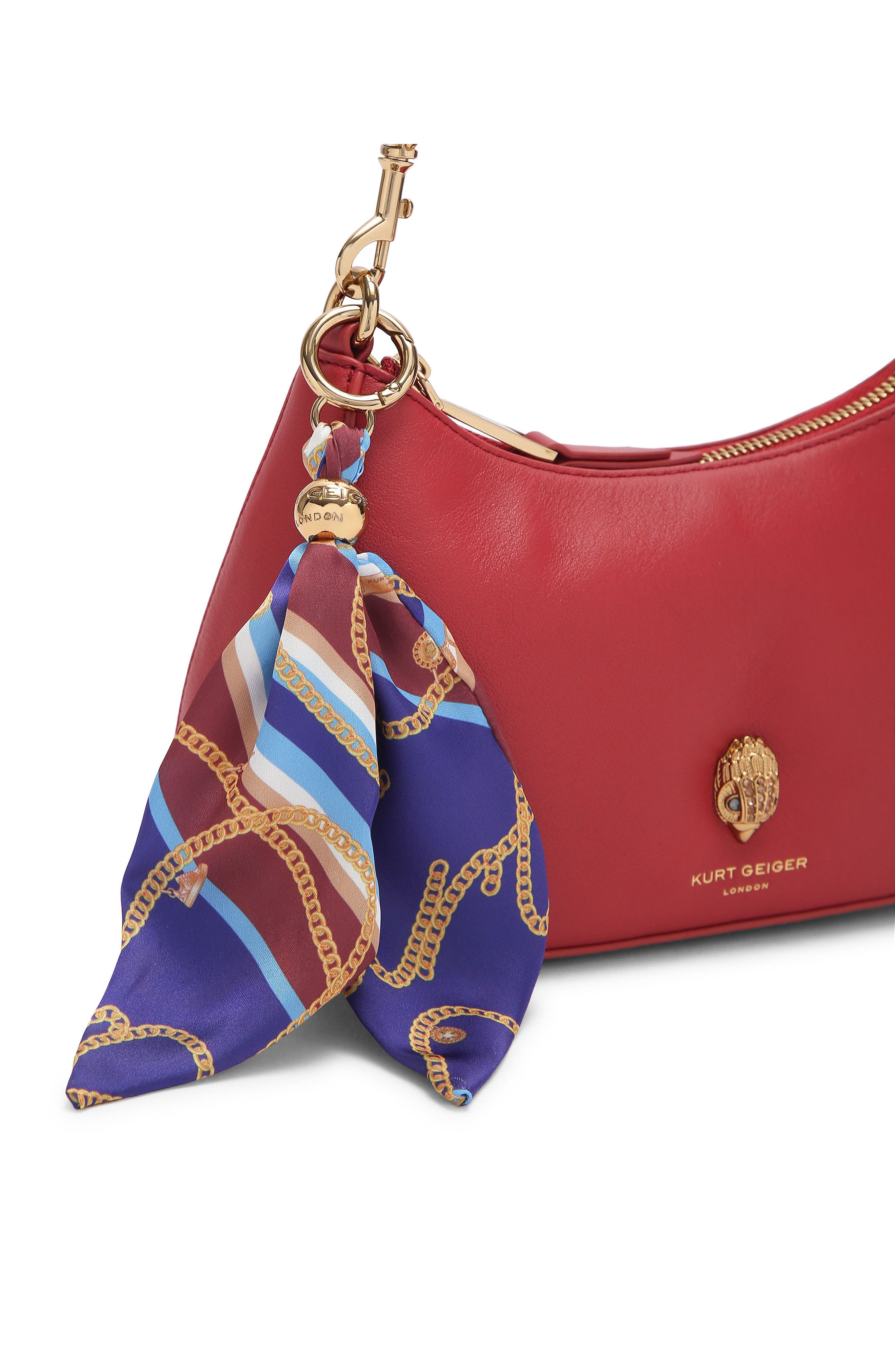 Kurt Geiger London Sloane Leather Hobo Crossbody Bag, Alternate, color, 