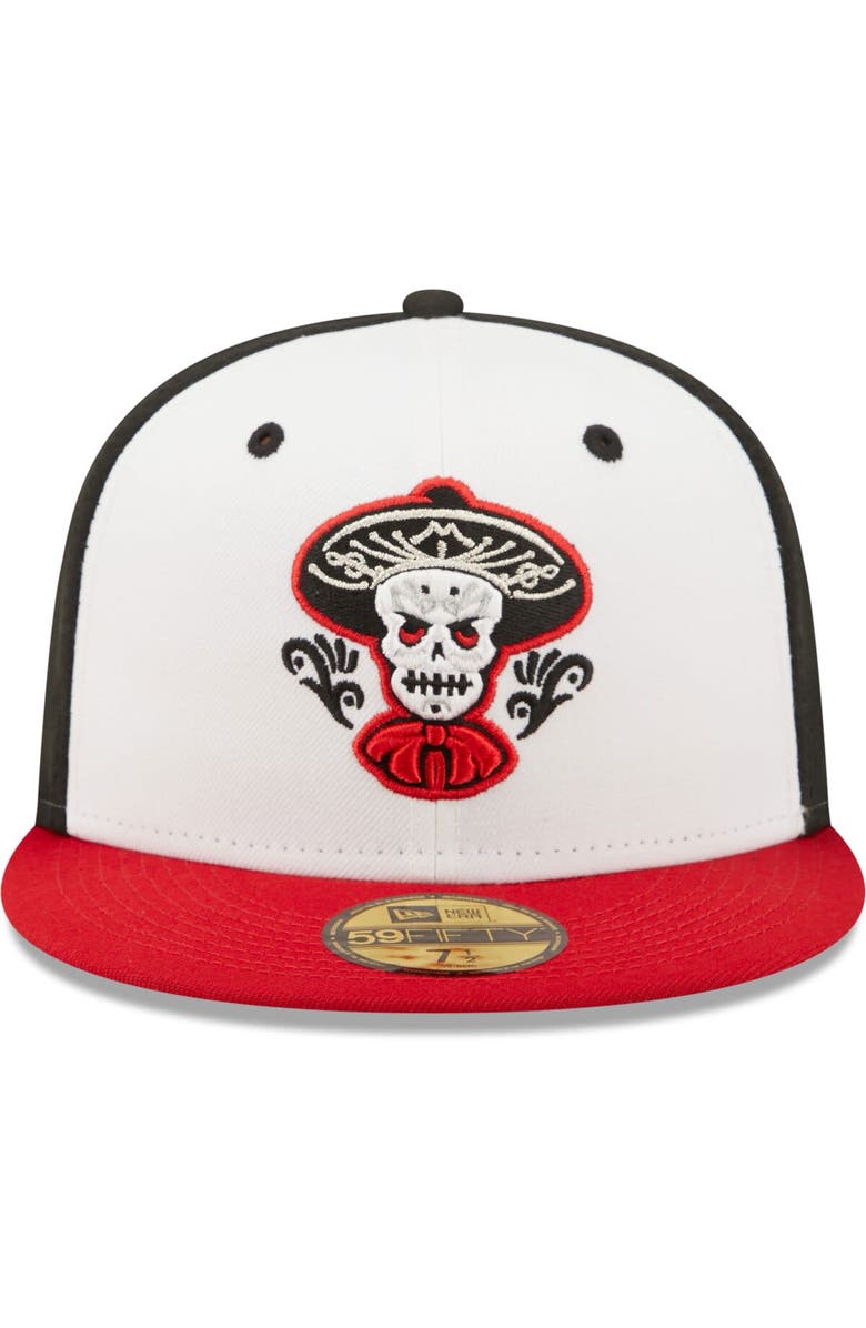 New Era Men's New Era White/Red Mariachis de Nuevo México Copa De La Diversion 59FIFTY Fitted Hat, Alternate, color, 