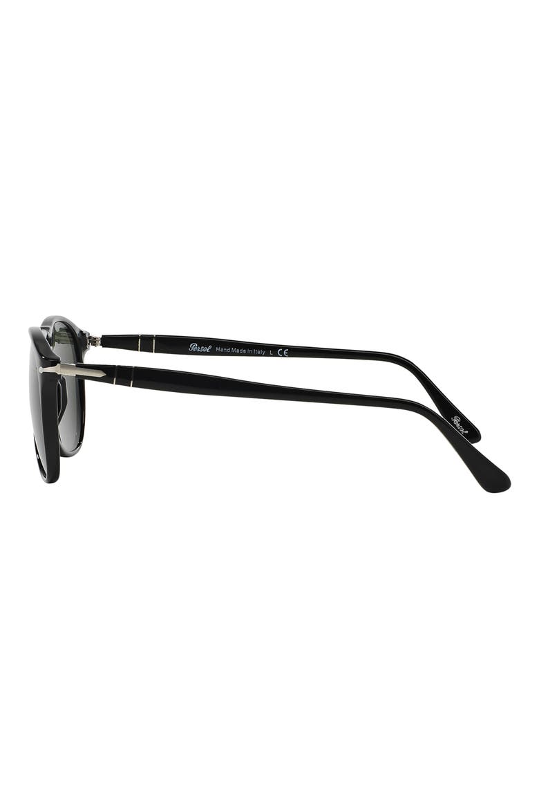 55mm Pilot Sunglasses, Alternate, color, BLACK