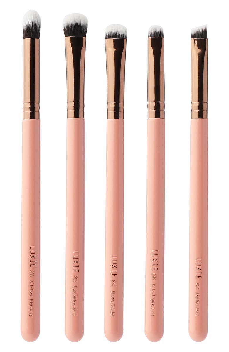 Luxie Rose Gold Flawless Blending Brush Set $76 Value, Main, color, 
