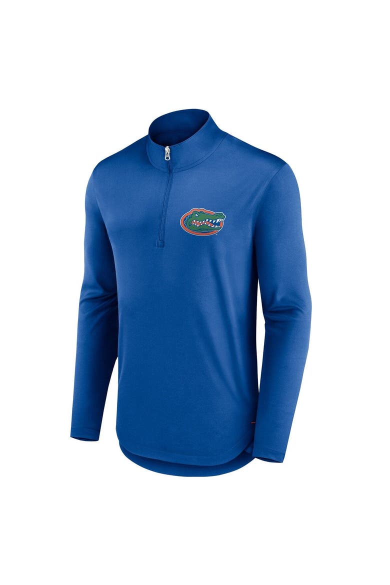 Men's Fanatics Branded Royal Florida Gators Tough Minded Quarter-Zip Top, Alternate, color, Royal