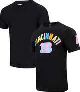 PRO STANDARD Men's Pro Standard Black Cincinnati Bengals Neon Graphic T-Shirt