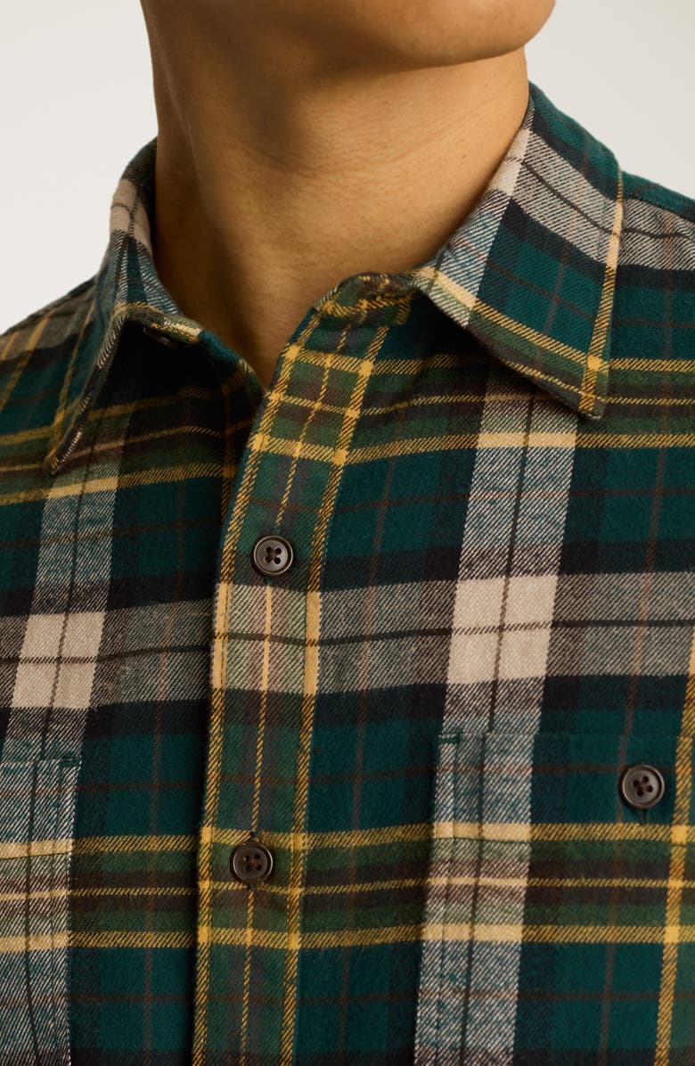 Bonobos Slim Fit Plaid Stretch Flannel Button-Up Shirt, Alternate, color, Blakely Plaid