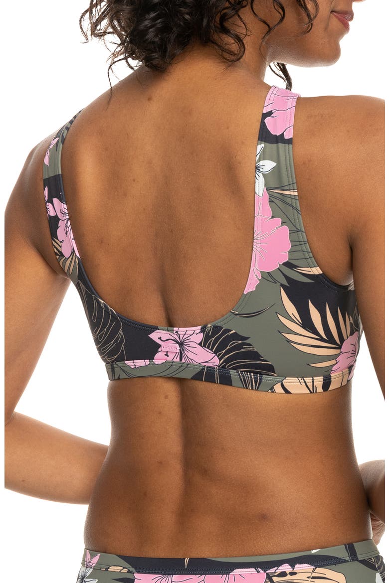 Pro the Pop Up Crop Bikini Top, Alternate, color, ANTHRACITE