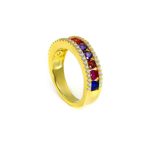 Rainbow Sapphire Ring