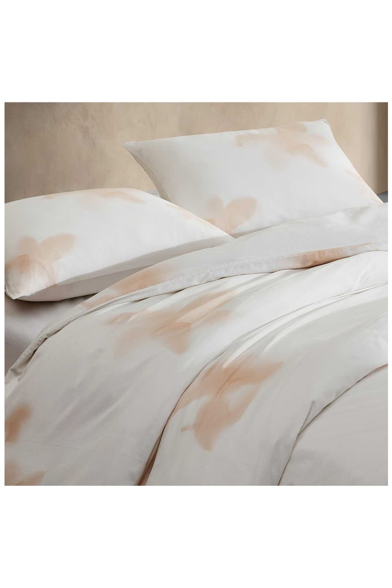 Liquid Floral 300 Thread Count Cotton Comforter & Shams Set, Alternate, color, LIGHT BEIGE