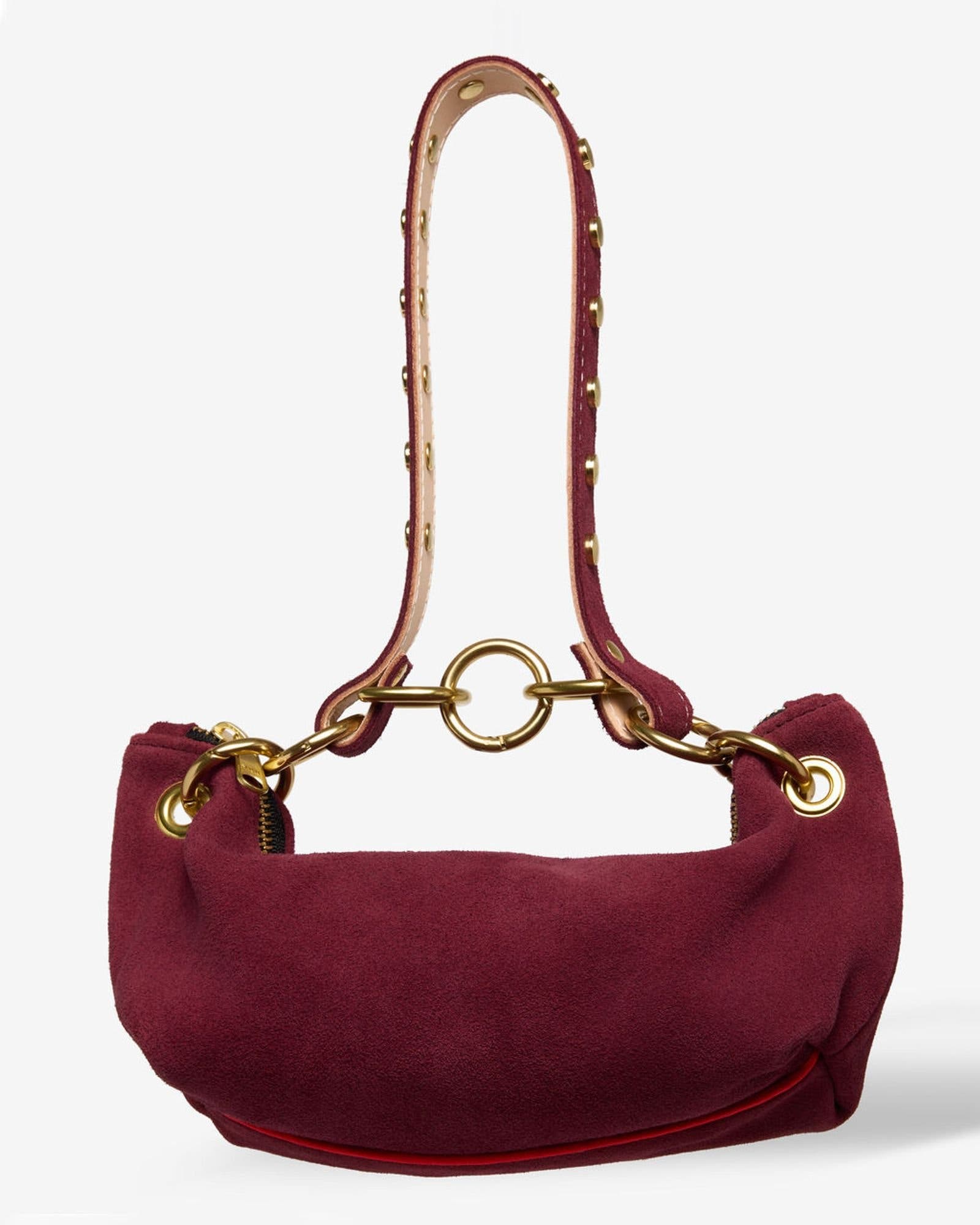 Suede Baby Blair, Main, color, Burgundy