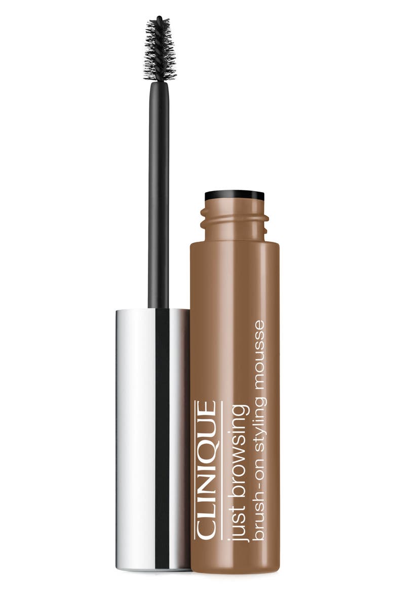 Just Browsing Brush-On Tinted Brow Styling Mousse Tinted Brow Gel, Main, color, SOFT BROWN