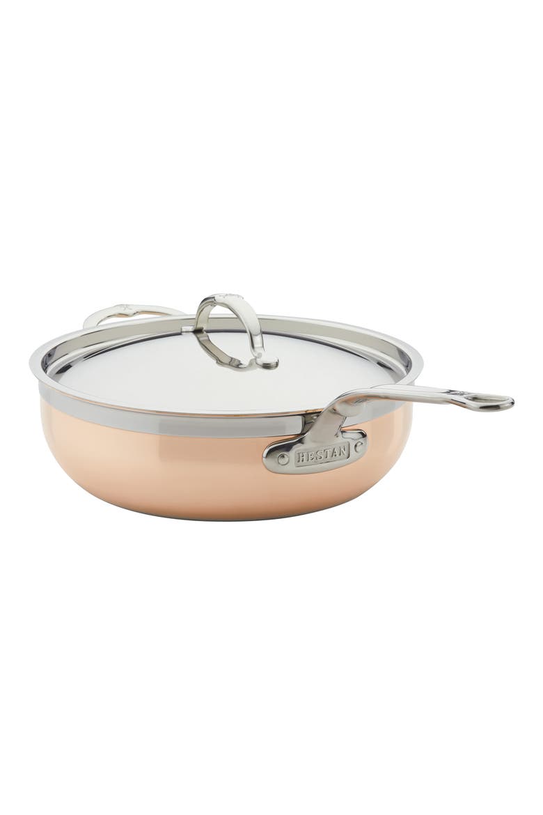 CopperBond 5-Quart Essential Pan with Lid, Alternate, color, COPPER