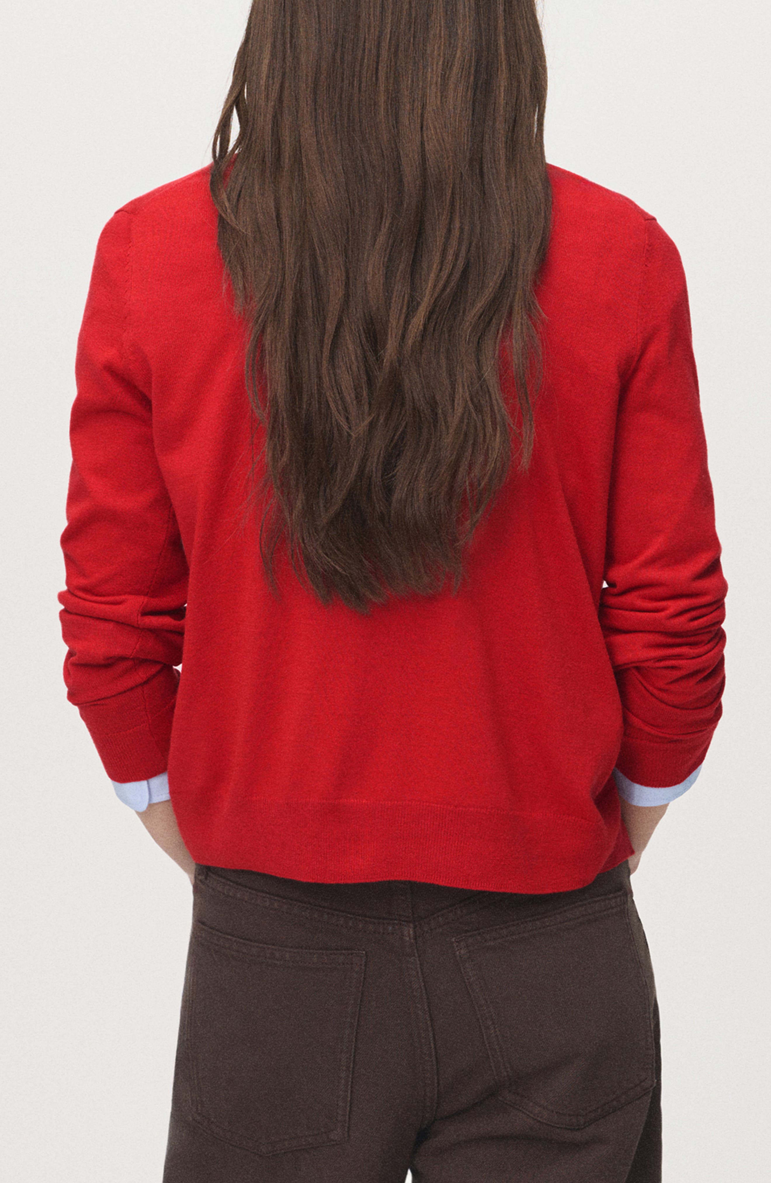 V-Neck Knit Cardigan - image 2