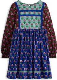 Mini Boden Kids' Floral Print Cotton Jersey Dress