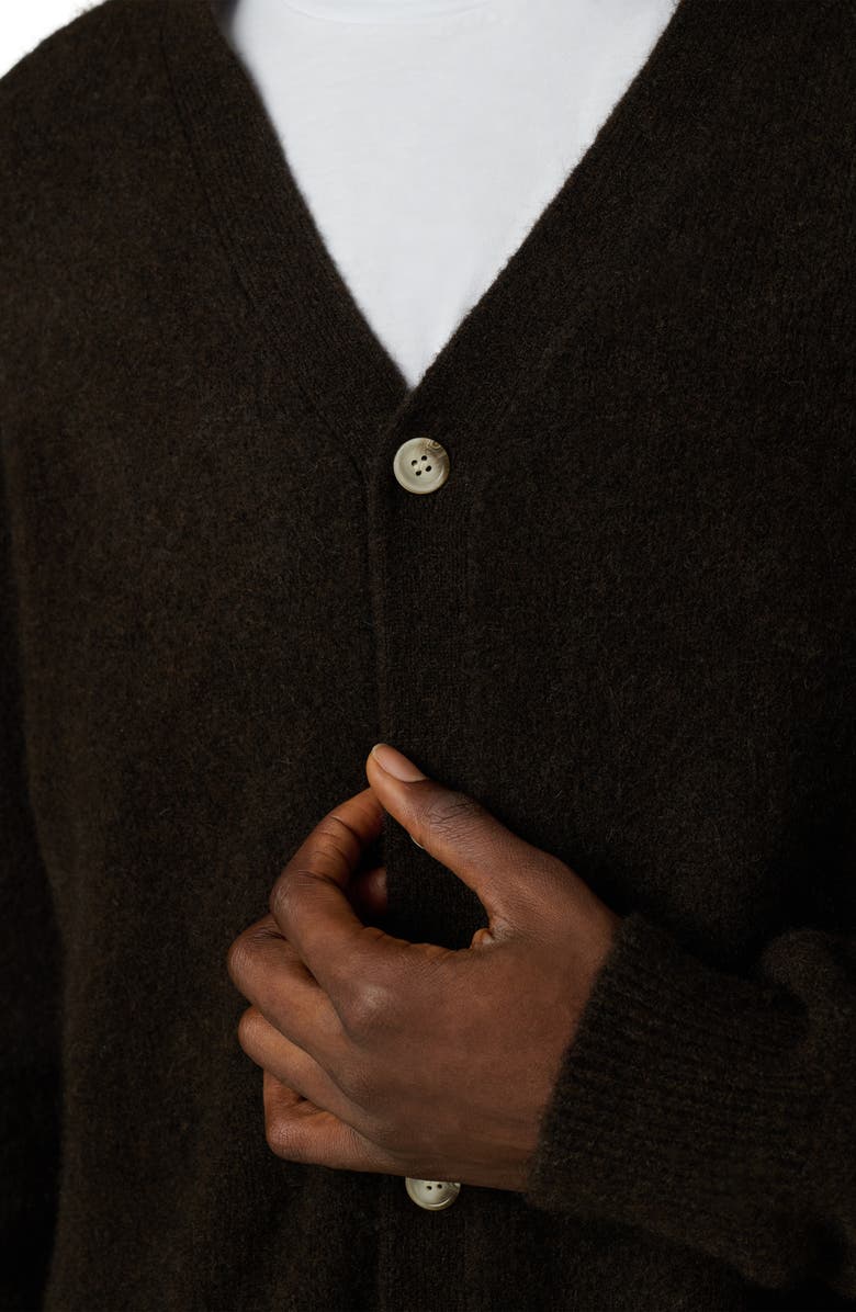 Joe's V-Neck Cardigan, Alternate, color, Wren