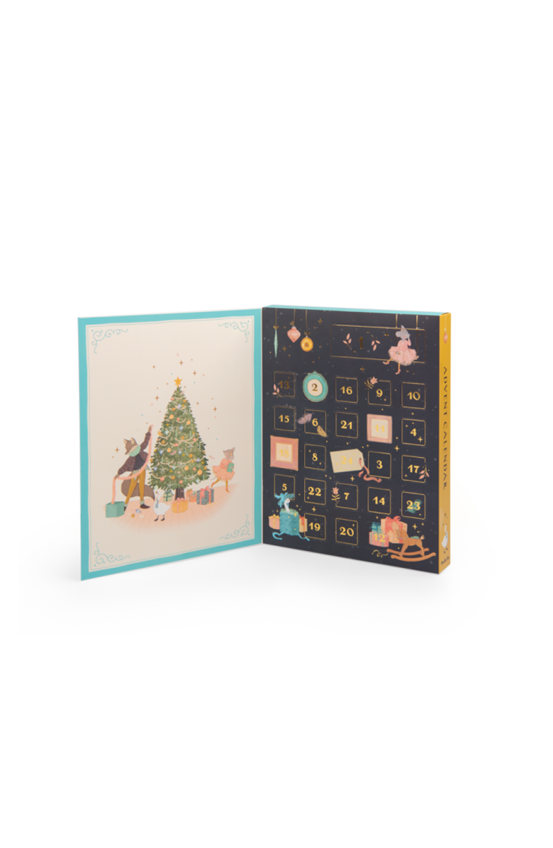 Moulin Roty Advent calendar The Little School of Dance, Alternate, color, Pink