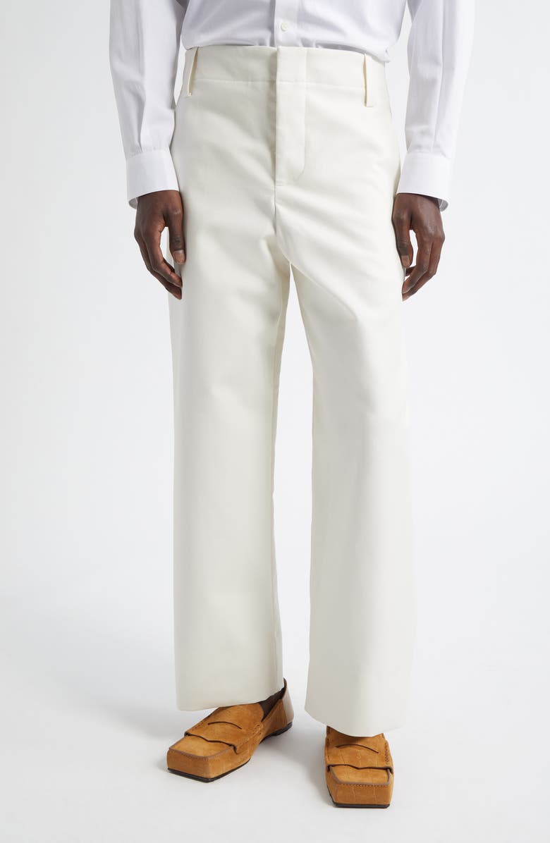 Jacquemus La Croisière Marino Pants, Main, color, Off-White