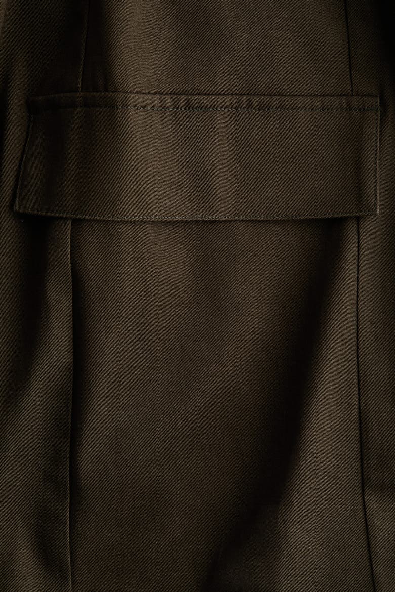 Barrel-leg Cargo Pants, Alternate, color, Dark khaki green