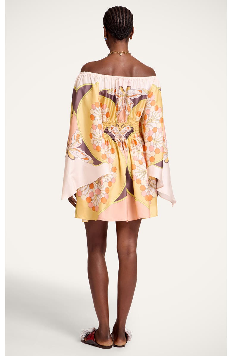 La DoubleJ Sienna Mini Dress Placée, Alternate, color, Florette Placée Pale Pink