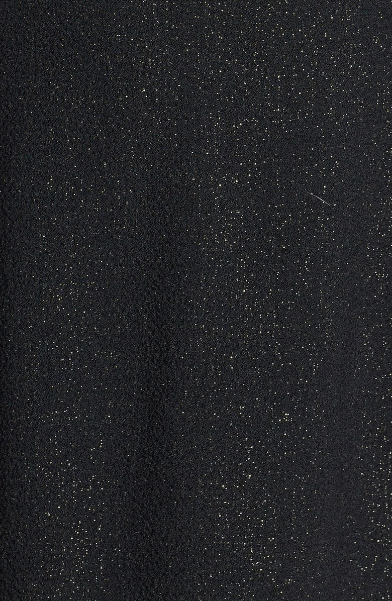 Maggy London Illusion Glitter Crepe Sheath Dress, Alternate, color, 