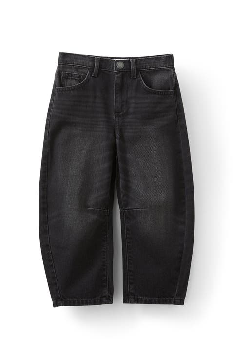 Kid's Unisex Barrel Leg Denim Jean
