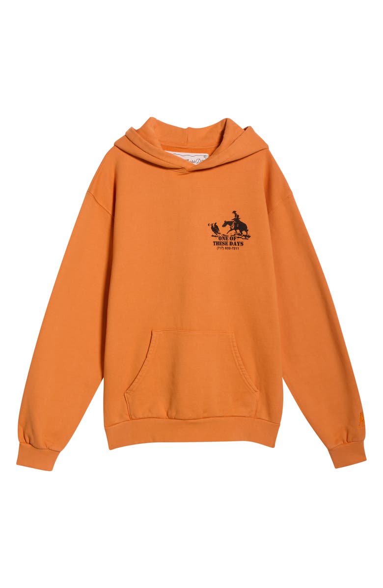 ONE OF THESE DAYS Roundup Fleece Graphic Hoodie, Alternate, color, Orange