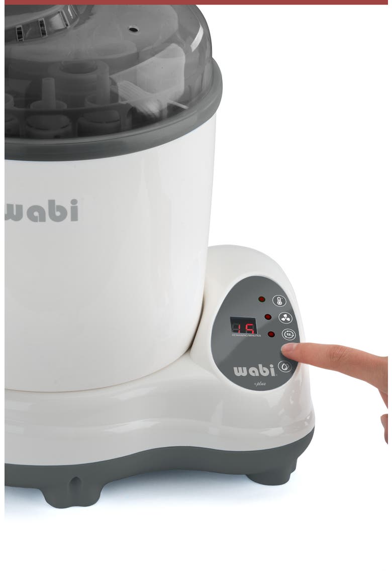Steam Sanitizer & Dryer, Alternate, color, WHITE