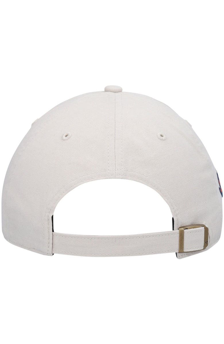 '47 Men's '47 Cream Denver Broncos Crossroad MVP Adjustable Hat, Alternate, color, 