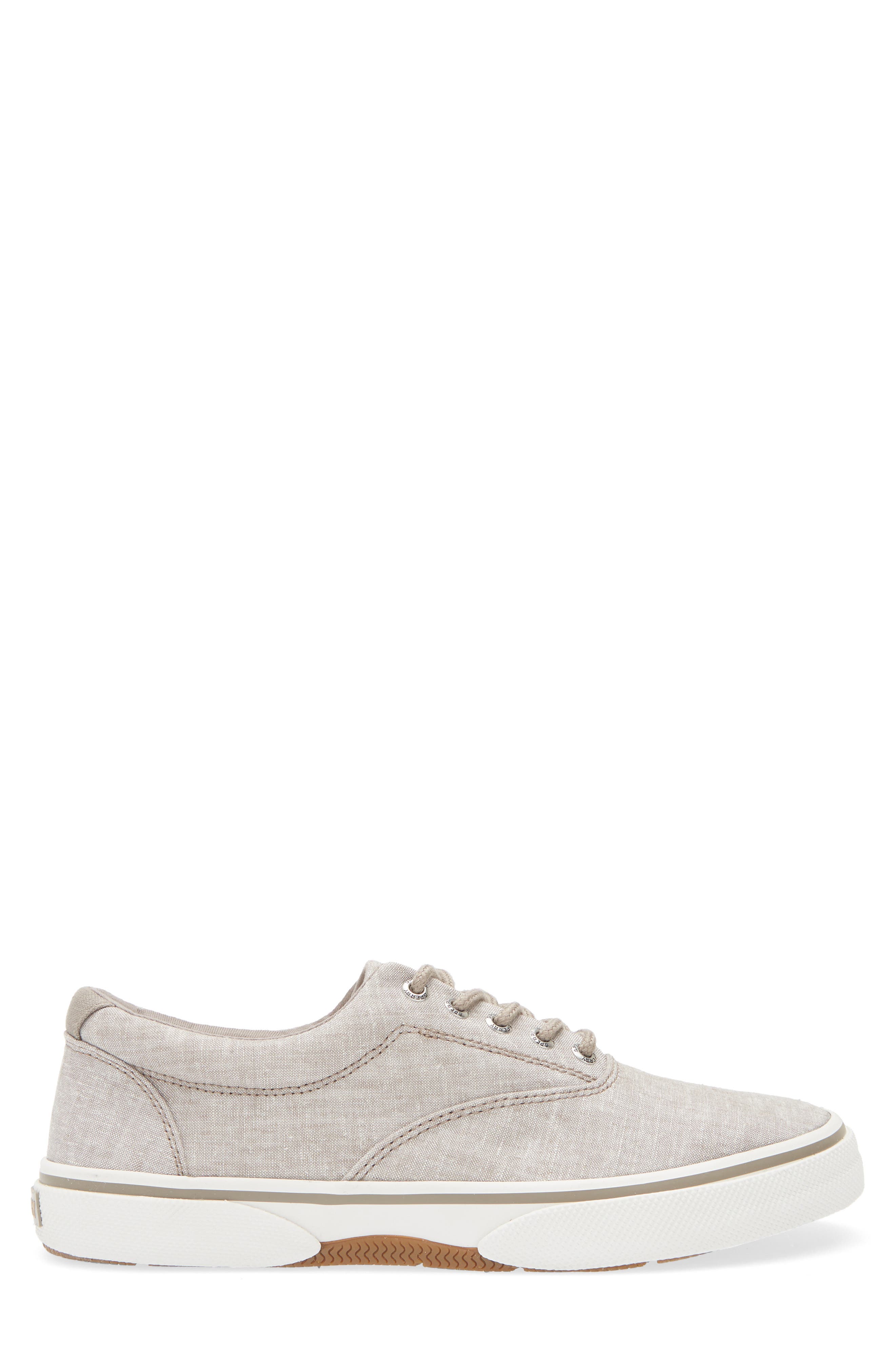 Sperry Halyard CVO Cotton Chambray Sneaker, Alternate, color, Chambray Grey