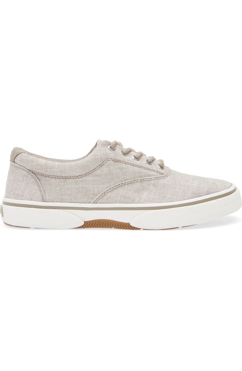 Sperry Halyard CVO Cotton Chambray Sneaker, Alternate, color, Chambray Grey