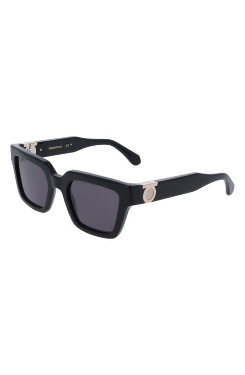 Ferragamo 52mm Square Sunglasses In Black