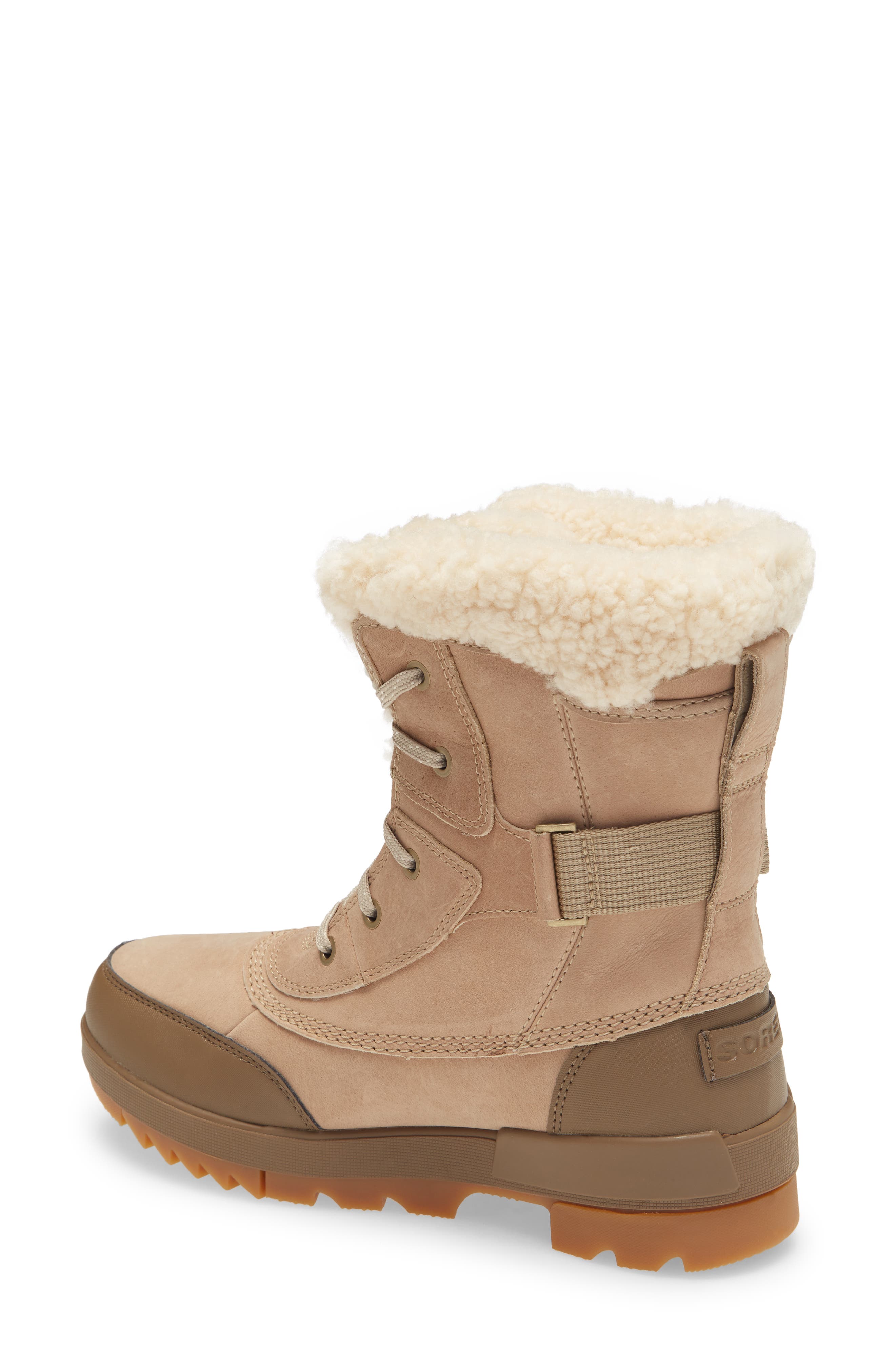 SOREL Tivoli IV Parc Genuine Shearling Trim Waterproof Boot, Alternate, color, 