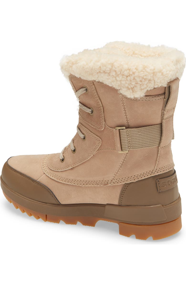 SOREL Tivoli IV Parc Genuine Shearling Trim Waterproof Boot, Alternate, color,